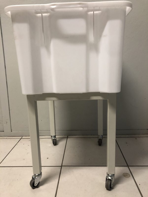 CARRELLO CESTA PORTA BIANCHERIA - immagine 2