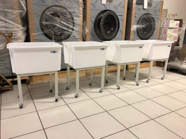 CARRELLO CESTA PORTA BIANCHERIA - immagine 4